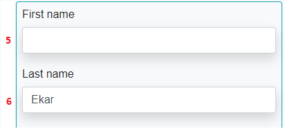 Figure 4 - Ekar account settings 