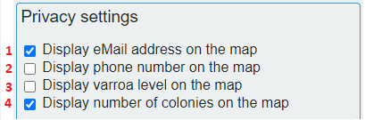 Figure 4 - Ekar account settings 