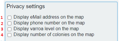 Figure 5 - Furlan account settings 